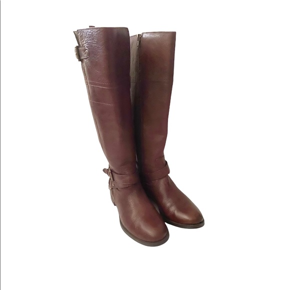靴 vintage crown leather zip heel boots Crown Vintage Boots Women 8.5 M Woody Ankle Booties Heels